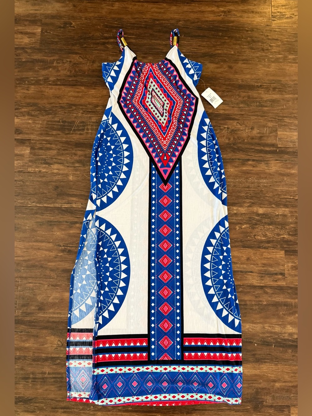 Bohemian style Tribal Print Maxi Dress NWT size M from Dillard